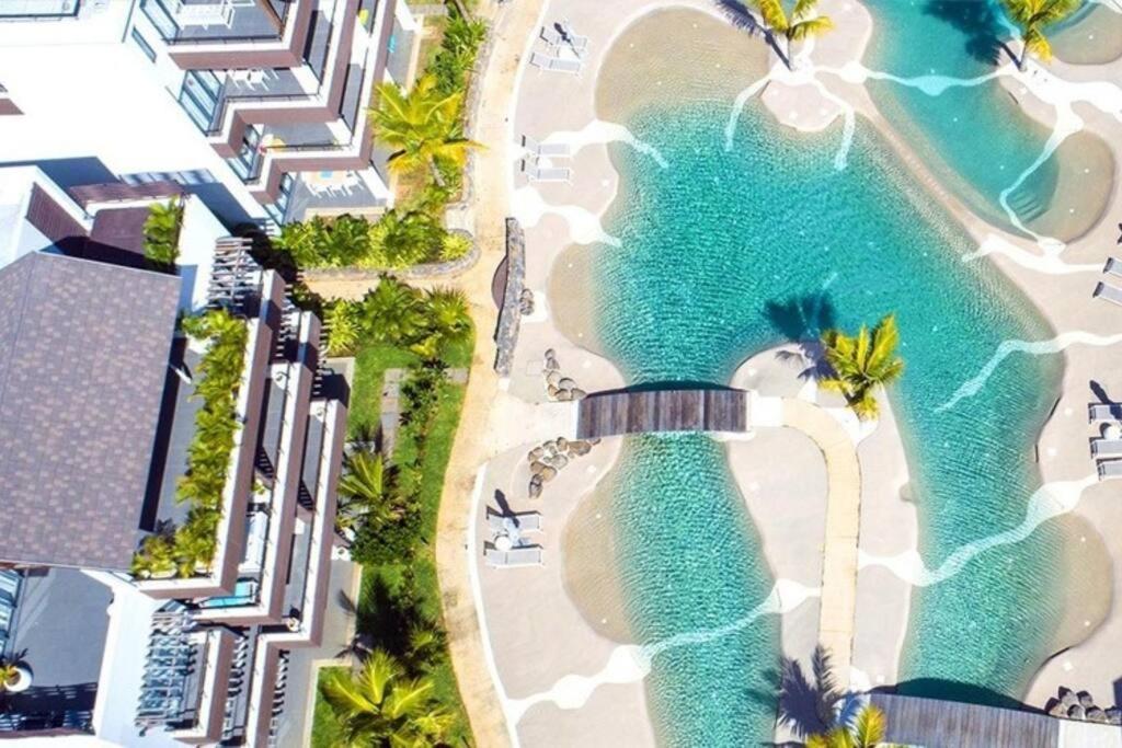 Wonderful Mont Choisy Flat, Huge Lagoon Pool Exterior photo