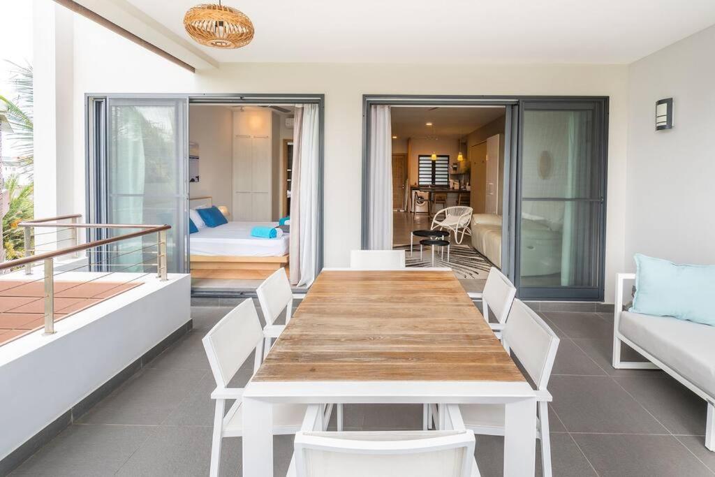 Wonderful Mont Choisy Flat, Huge Lagoon Pool Exterior photo